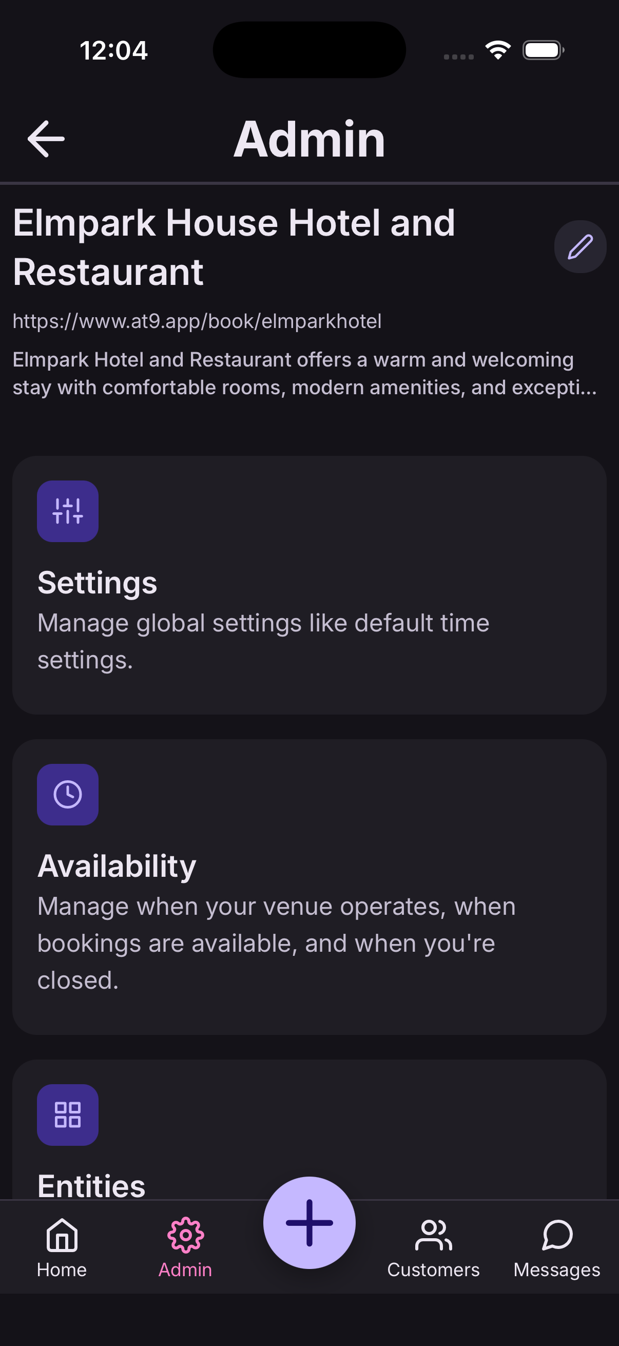 Enable public bookings step 1